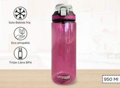 TOMATODO THERMOS CLASICO 950ML DEPORTIVO FUCSIA