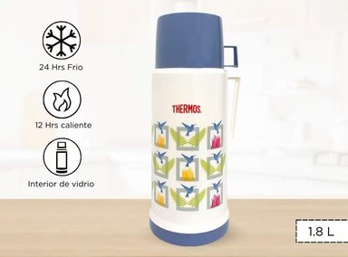 TERMO THERMOS COLIBRI 1.8L BEBIDA HOGAR FANTASÍA COLIBRÍ
