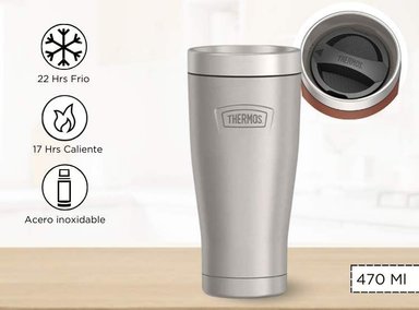 TAZA TERMICA MUG ICON 470 ML GRIS