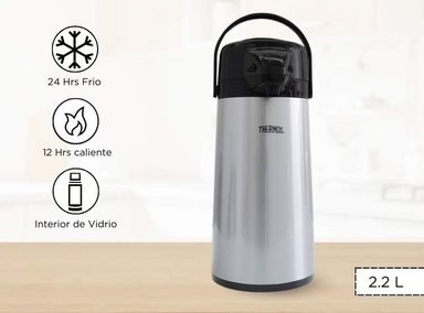 TERMO SIFÓN THERMOS AIR PUMP POT VIDRIO 1.90L