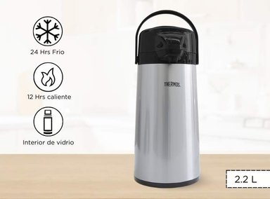 TERMO SIFÓN THERMOS AIR PUMP POT 2.20L PUMP POT ACABADO