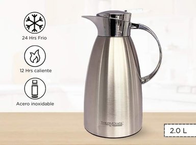 JARRA TERMICA LUPIN 2.0 LT PLATEADO