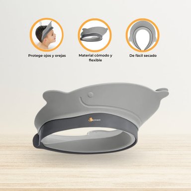 VISERA SKIP HOP MIRINO PARA BAÑO DE BEBÉ GRAY