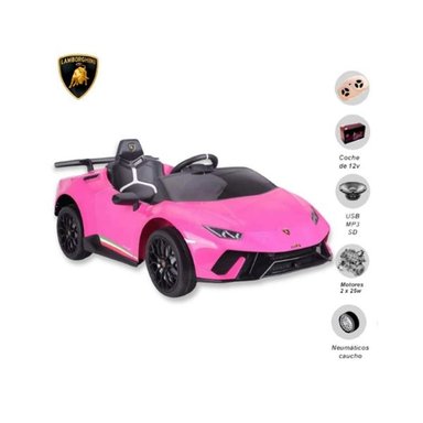 CARRO A BATERÍA LAMBORGHINI «HURACAN» PINK - 1