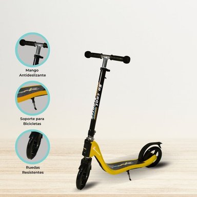 SCOOTER LINEAL PARA NIÑOS «PIAGIO» YELLOW - 1