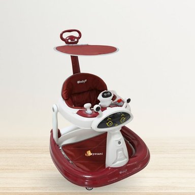 ANDADOR EBABY GUIADOR PARA BEBÉ LANA RED - 3