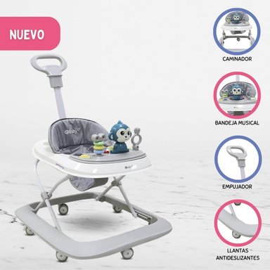 ANDADOR EBABY MUSICAL DIDÁCTICO PARA BEBÉS VARI GRAY