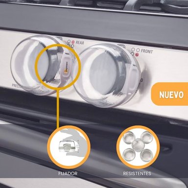 CUBREPERILLAS SAFETY 1ST CLEAR VIEW BEIGE PARA COCINA