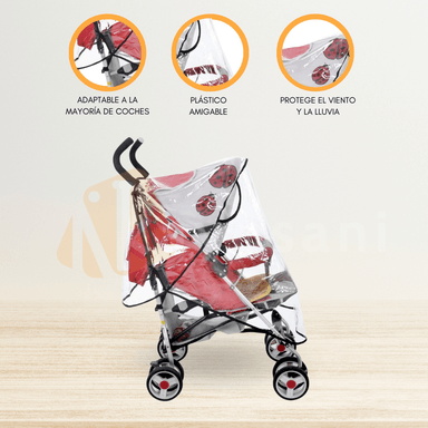 PROTECTOR CLIMA COSCO RAINY COCHE BEBÉ