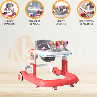 ANDADOR EBABY WALKER CAMINADOR CON LUZ BLUE