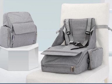 PAÑALERA -SILLA PARA COMER - MOCHILA BEBE