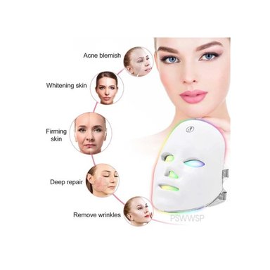 MÁSCARA FACIAL LED REJUVENECEDORA 7 COLORES