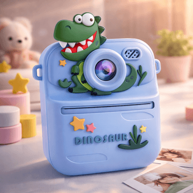 CÁMARA PARA NIÑOS CON IMPRESIÓN INSTANTÁNEA INCLUYE PAPEL BATERÍA RECARGABLE - 2