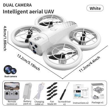 MINI DRON CON CÁMARA HD WIFI FPV PLEGABLE CONTROL REMOTO - 4