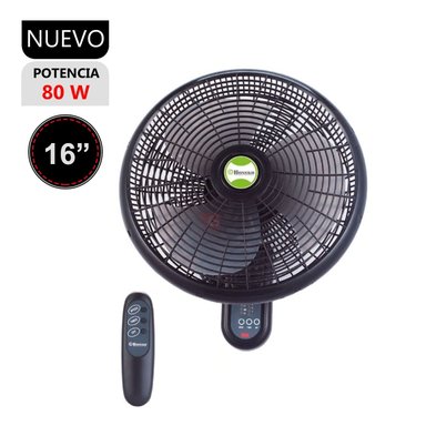 VENTILADOR DE PARED BOSSKO BK-8210PD 80 WATTS CONTROL REMOTO