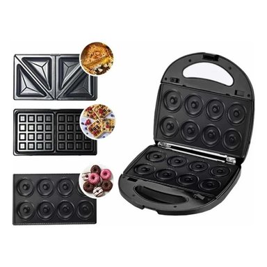 SANDWICHERA PLACAS INTERCAMBIABLES 3 EN 1 FINEZZA FZ - 823W3-1 850 WATTS