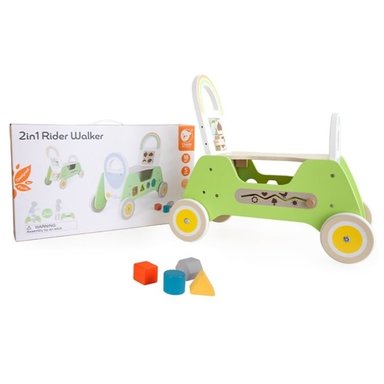 ANDADOR CLASSIC WORLD 2 EN1 2IN1 RIDER WALKER MADERA - 3