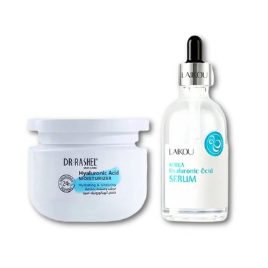 CREMA DR RASHEL 160G FACIAL ÁCIDO HIALURÓNICO MOISTURIZER + SERUM ÁCIDO HIALURÓNICO 100ML
