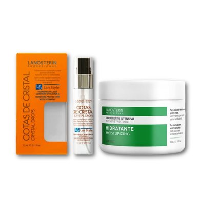 TRATAMIENTO LANOSTERIN INTENSIVO HIDRATANTE + GOTAS CRISTAL - 1