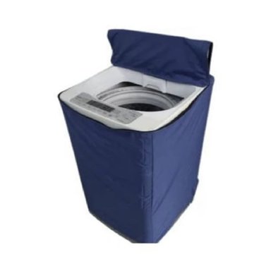 FUNDA LAVADORA LONA COLOR AZUL 16-22 KG