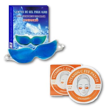 LENTES DE GEL + PARCHE DE OJOS VITAMINA C - WOKALI