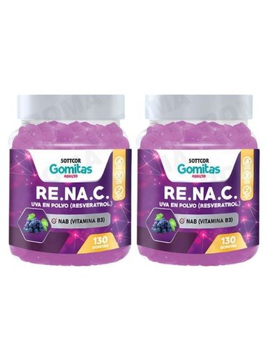 2 GOMITAS RESVERATROL 260UND