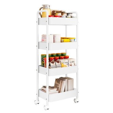 ORGANIZADOR MULTIFUNCIONAL DE 4 PISOS Y RUEDAS