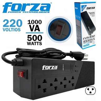 ESTABILIZADOR FORZA FVR-10121000VA500W 220V