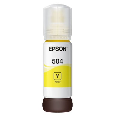 TINTA EPSON T504 AMARILLO BOTELLA