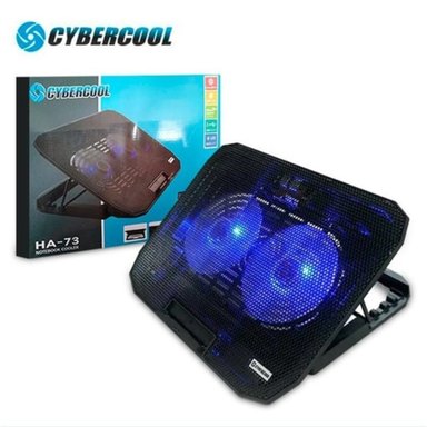 COOLER HALION CYBERCOOL 2 VENTILADORES HA-73 - 2