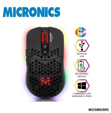 MOUSE MICRONICS WARRIOR - BLACK GM828RX - 1