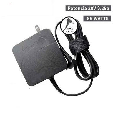 CARGADOR PARA LENOVO 20V 3.25A 65W RETRÁCTIL