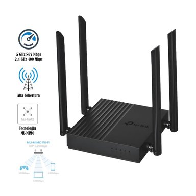 SWITCH TP-LINK AC1200 ARCHER C64 DUAL BAND - 1