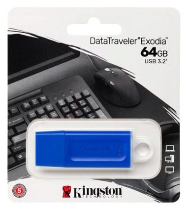 MEMORIA KINGSTON USB 64GB USB 3.2 DATATRAVELER EXODIA - 1