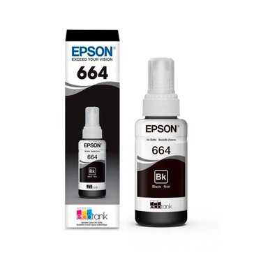TINTA EPSON NEGRO BOTELLA T664 BLACK