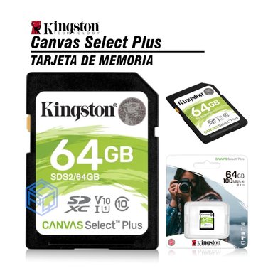 MEMORIA KINGSTON CARD SD CANVA 64 GB - 1