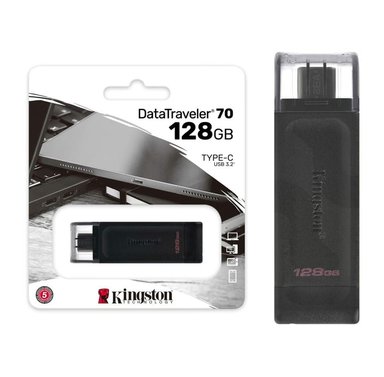 MEMORIA KINGSTON USB DATATRAVELER 70 128GB USB-C - 2