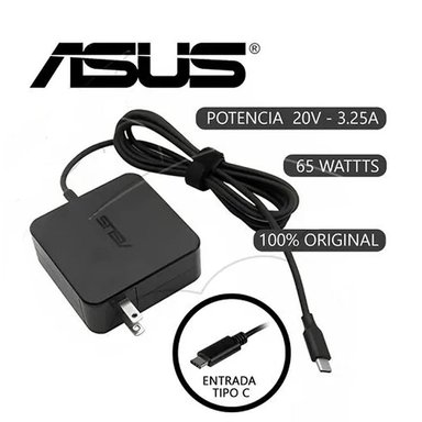 CARGADOR ASUS TIPO C 19V 3-42A 65W - ORIGINAL