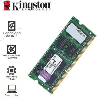 MEMORIA RAM LAPTOP DDR3 PCL3 1600MHZ 8GB - 2