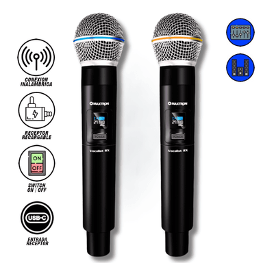 MICROFONO MAXTRON VOCLALIST RX - MX 7238