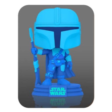 FUNKO POP THE MANDALORIAN HOLOGRAM GITD STAR WARS - 2