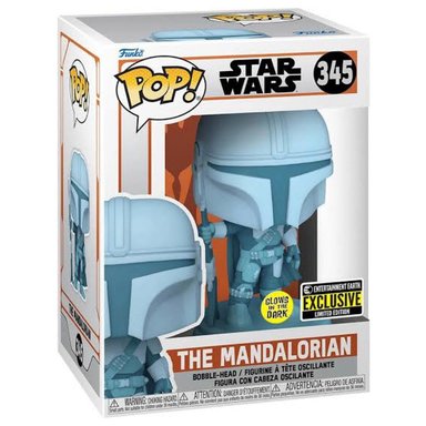 FUNKO POP THE MANDALORIAN HOLOGRAM GITD STAR WARS - 3