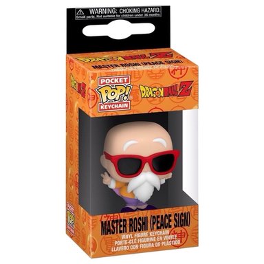 FUNKO POP KEYCHAIN MASTER ROSHI PEACE SIGN DRAGON BALL Z - 2