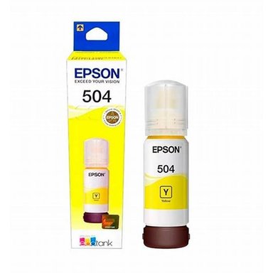 TINTA T504 AMARILLO BOTELLA IMPRESORA