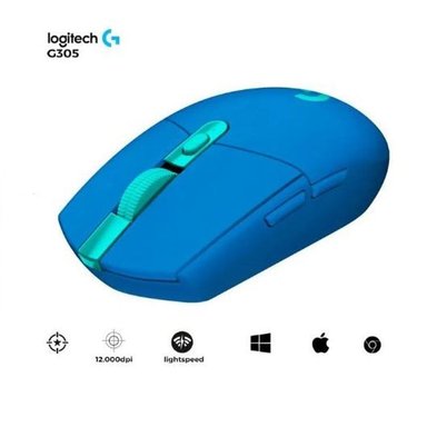 MOUSE LOGITECH G305 LIGTHSPEED WIRELESS BLUE - 2