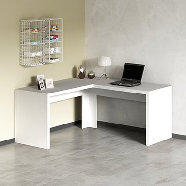 ESCRITORIO 2020 HOME BERLÍN 60X157.3 CM BLANCO - 2