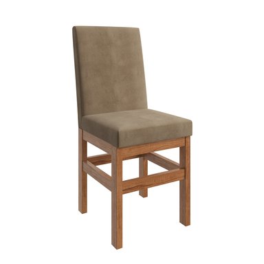 SET X 2 SILLAS DE COMEDOR - CANELA / CACAO