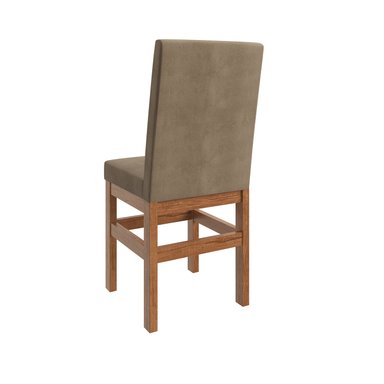 SET X 2 SILLAS DE COMEDOR - CANELA / CACAO - 2