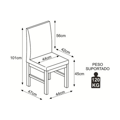 SET X 2 SILLAS DE COMEDOR - CANELA / CACAO - 6