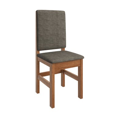 SET X 2 SILLAS DE COMEDOR - CANELA / LINHO